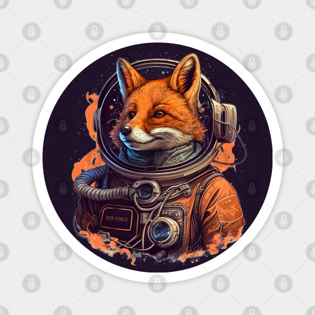 Fox Force - Space Explorer Magnet by dmac